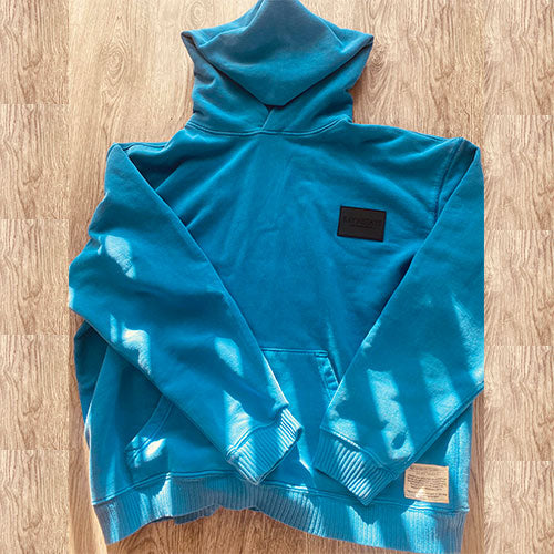 1100G ULTRA-HEAVYWEIGHT HOODIE - WASHED BLACK